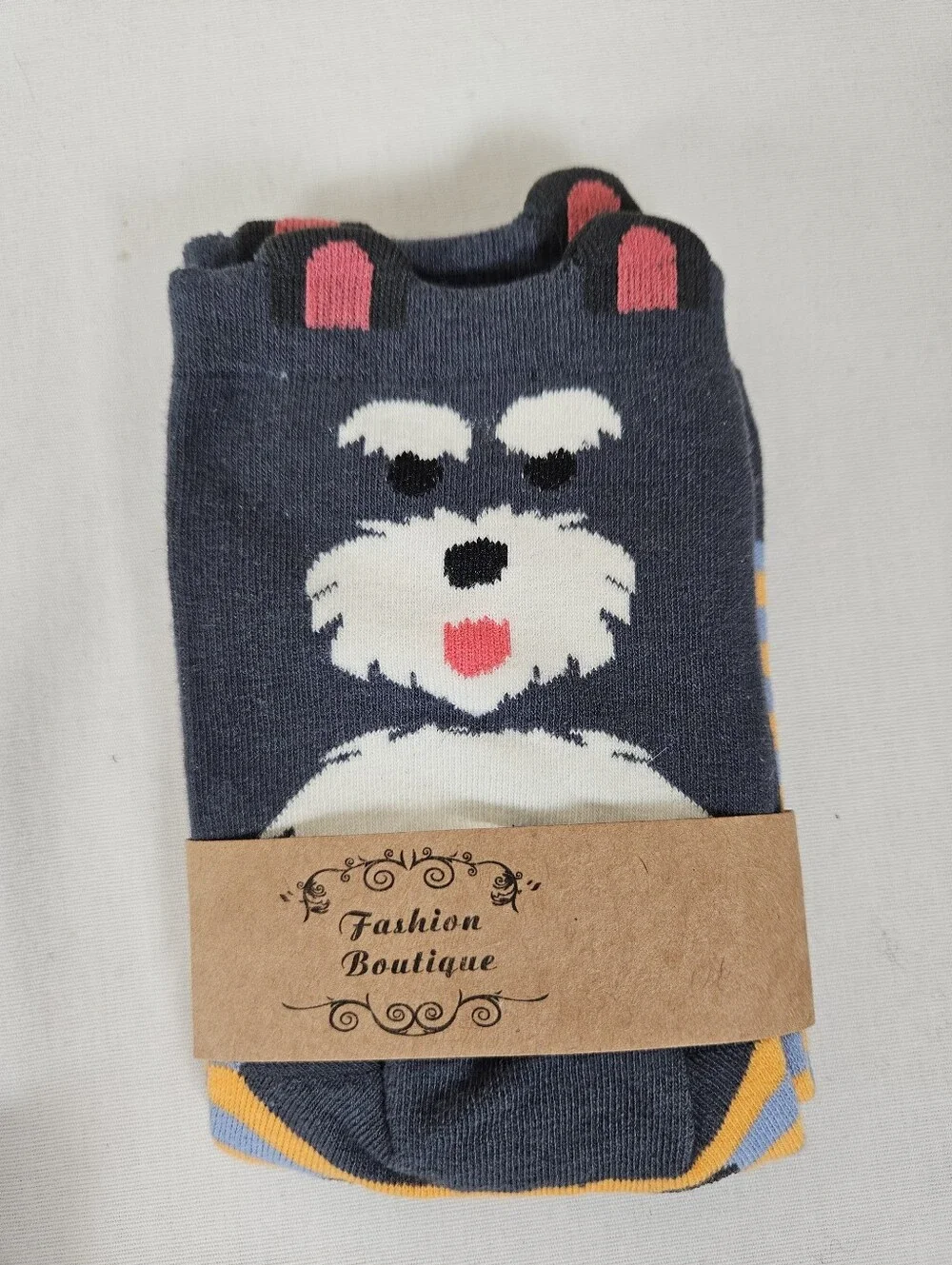 Dog Lover Novelty Crew Socks Set of 5 Pairs NWT Cute Puppy Animal Socks